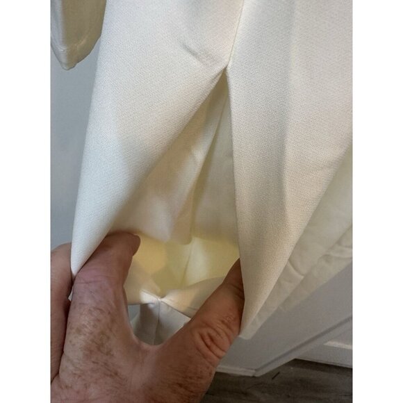 Tuckernuck | NEW Ivory Daphne Preppy Bow Tie 3/4 Sleeve Mini Dress XL Classic - Picture 3 of 5